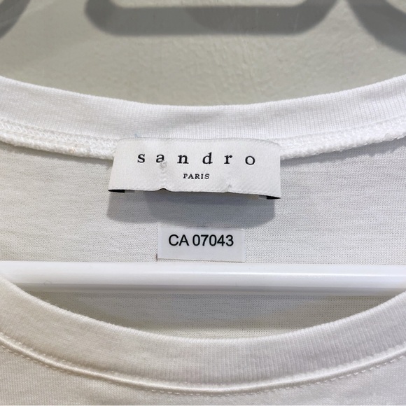 Sandro Ruffle  'CUBA' Tee - Picture 6 of 11
